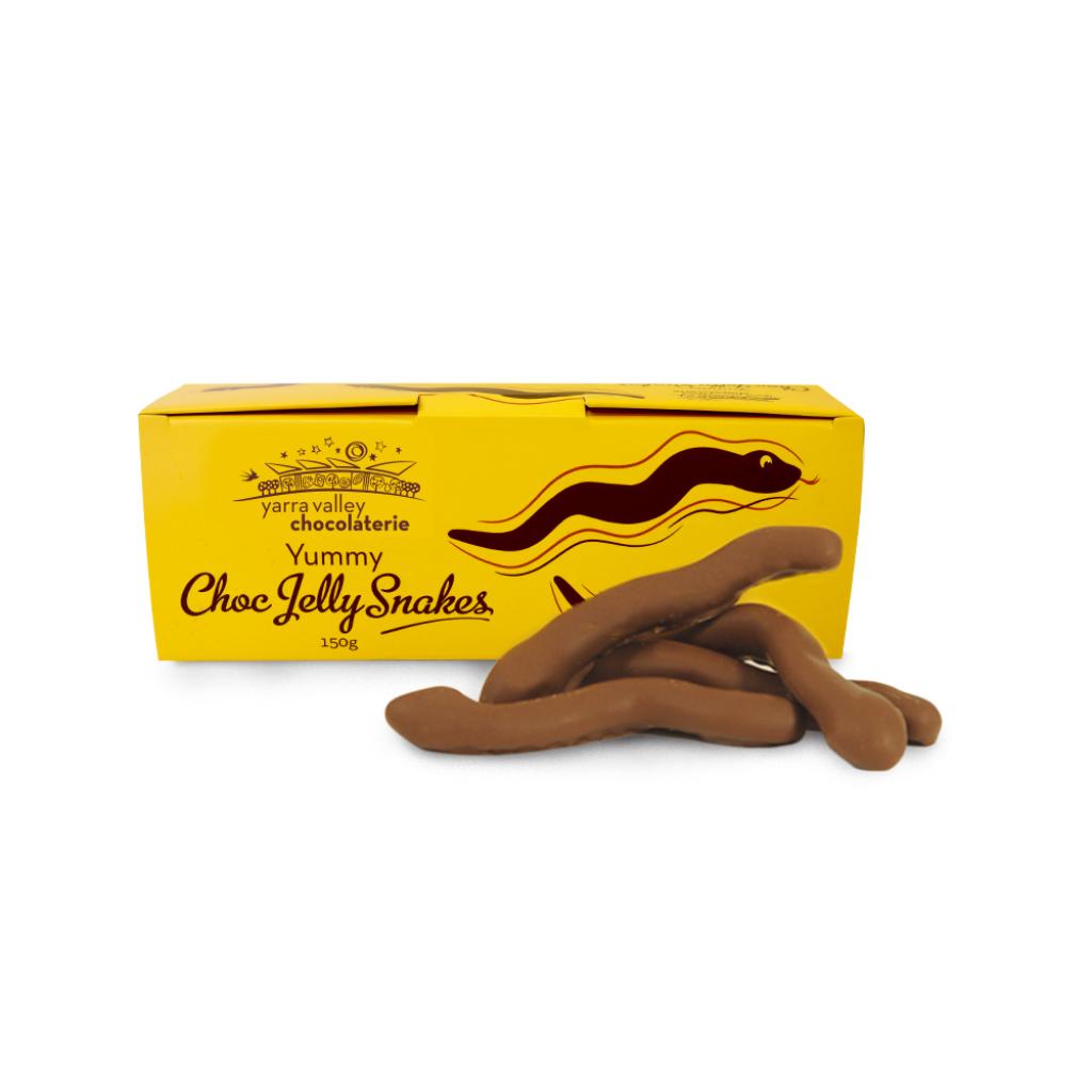 Chocolate Jelly Snakes 150g