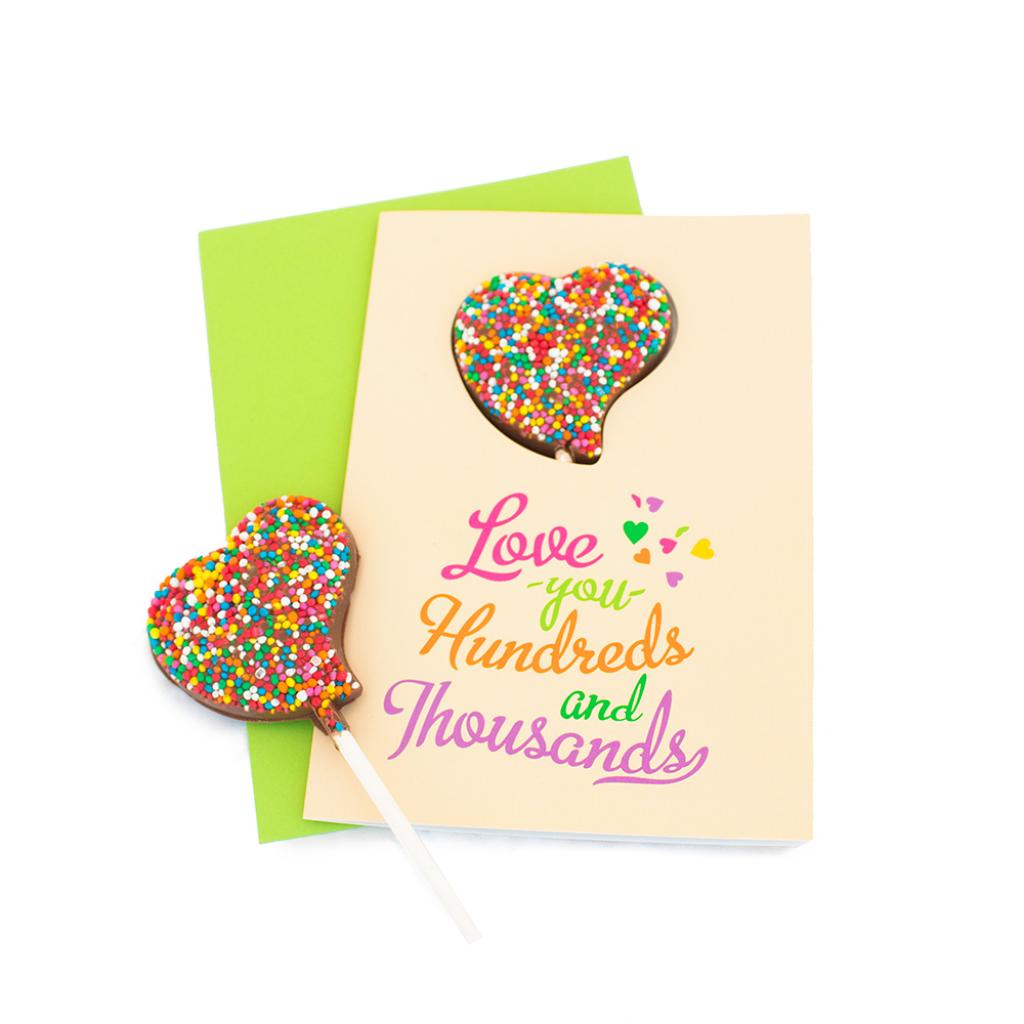 Lollipop Card Love You