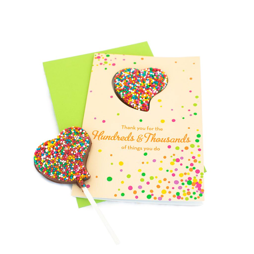 Lollipop Card Thank You