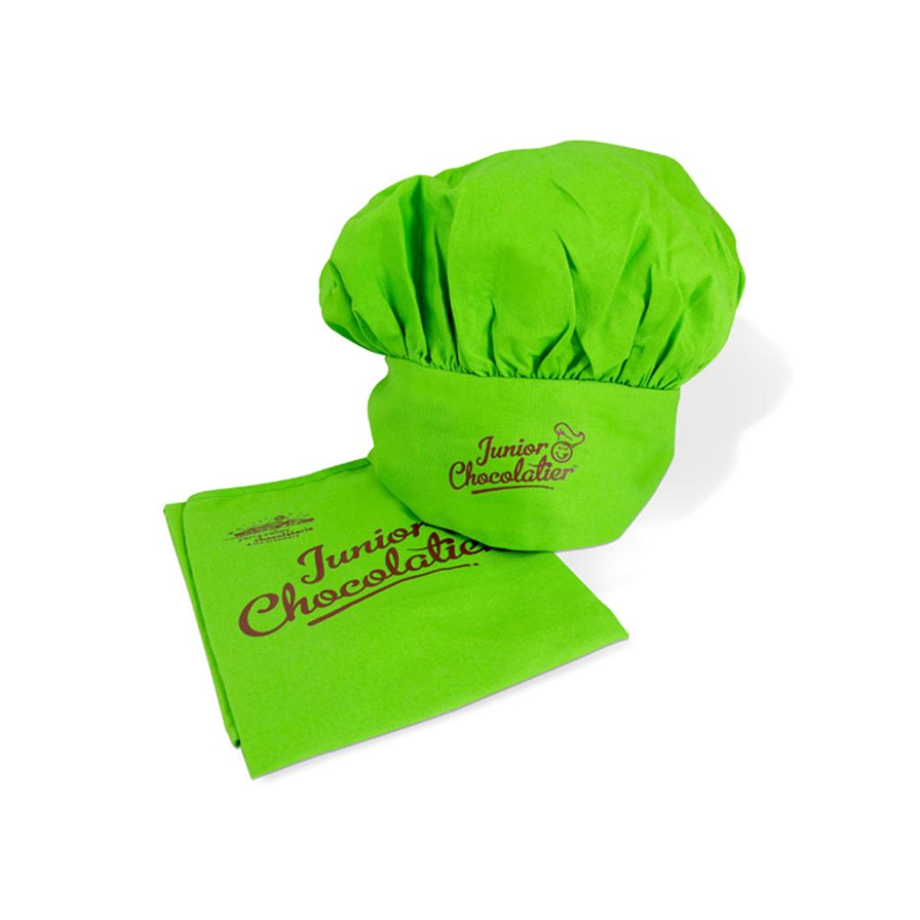 Junior Chocolatier Apron and Hat Green