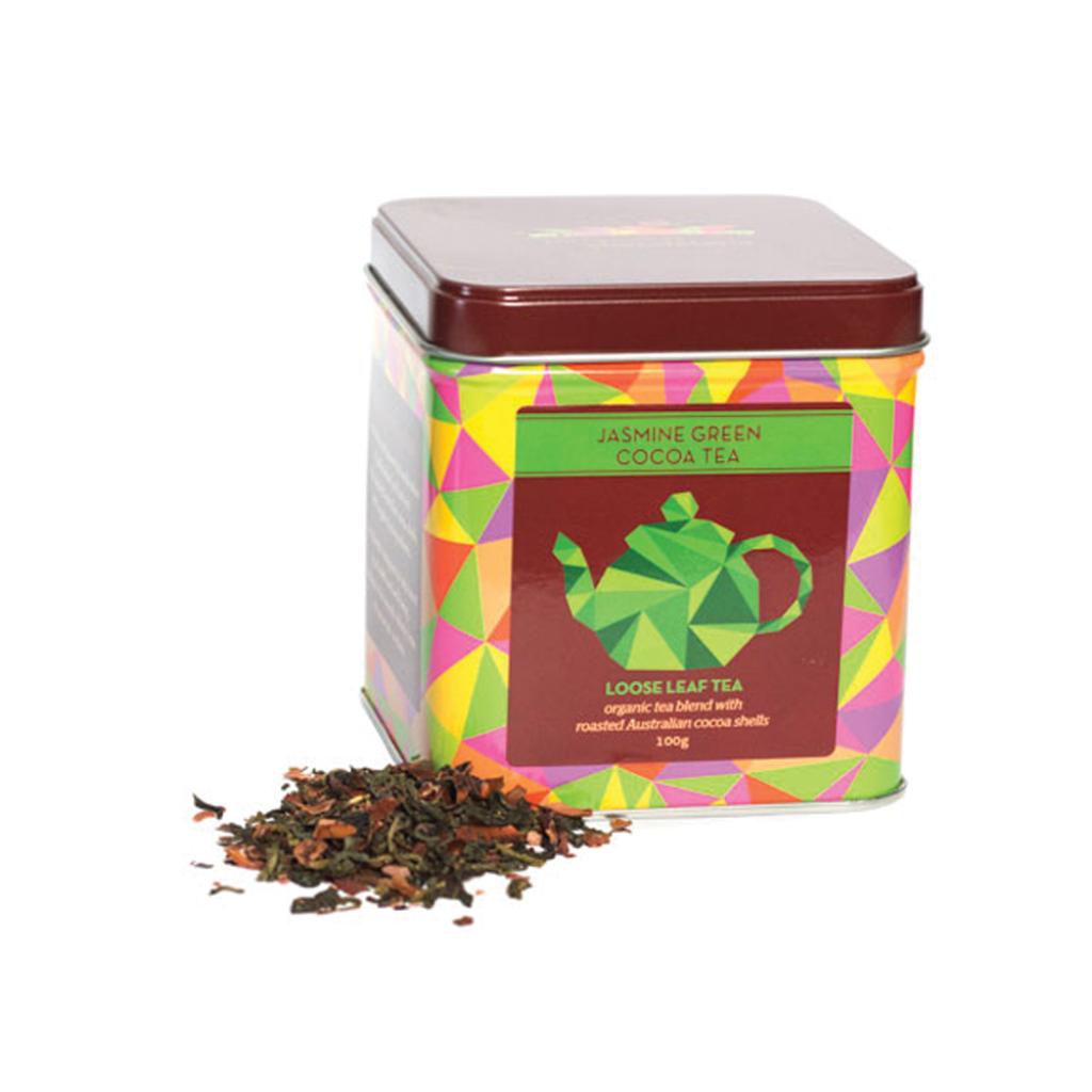 Cocoa Tea Loose Leaf Jasmine Green 100g