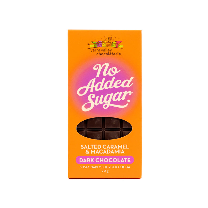No Added Sugar Bar Salted Caramel & Macadamia 70g