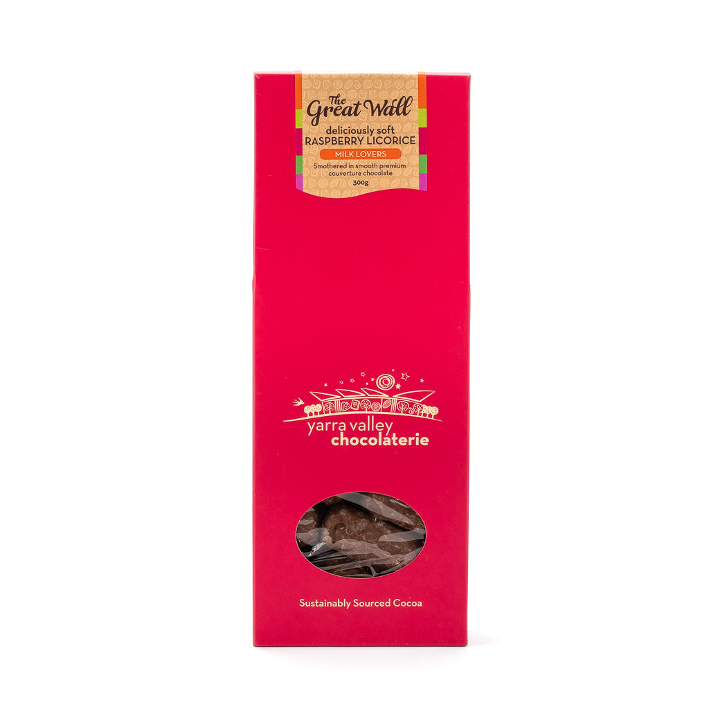 Great Wall Raspberry Licorice 300g