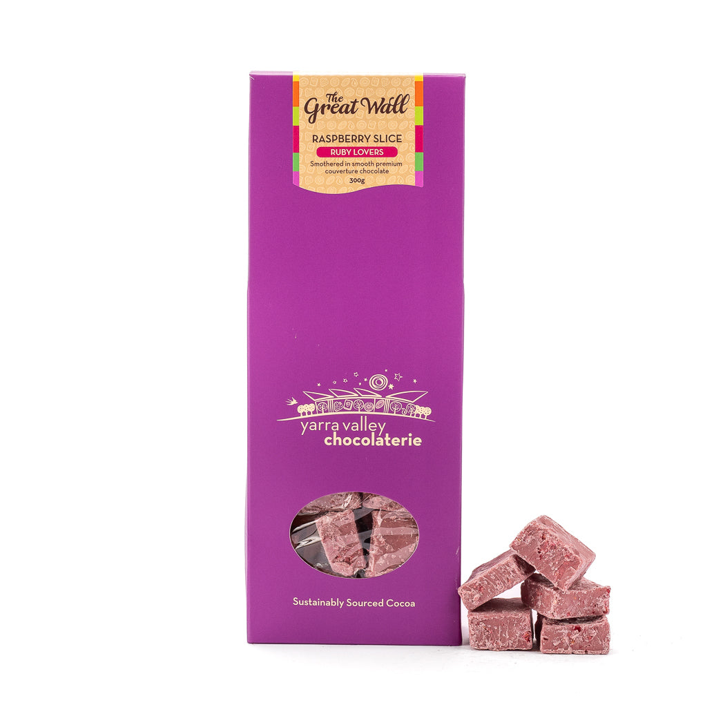 Great Wall Raspberry Slice 300g