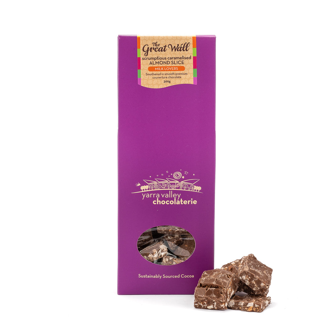 Great Wall Caramelised Almond Slice 300g