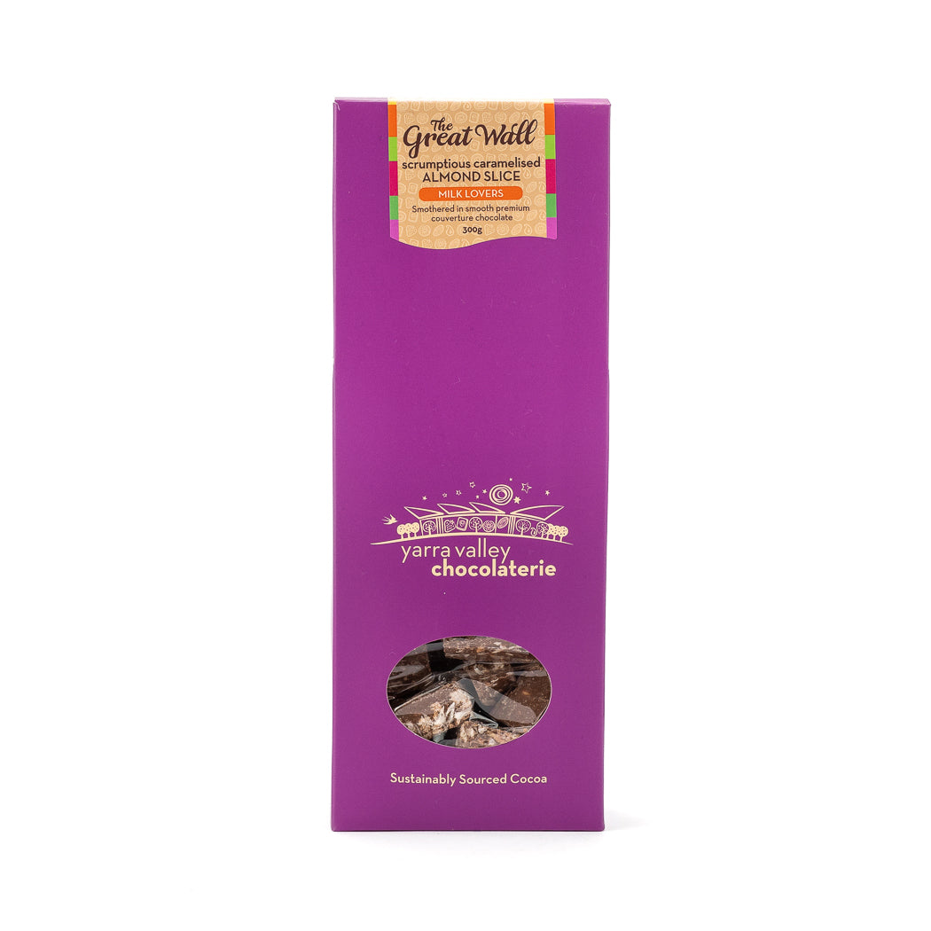 Great Wall Caramelised Almond Slice 300g