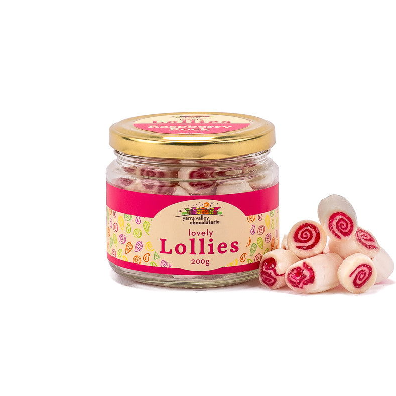 Lovely Lollies Raspberry Rock 200g