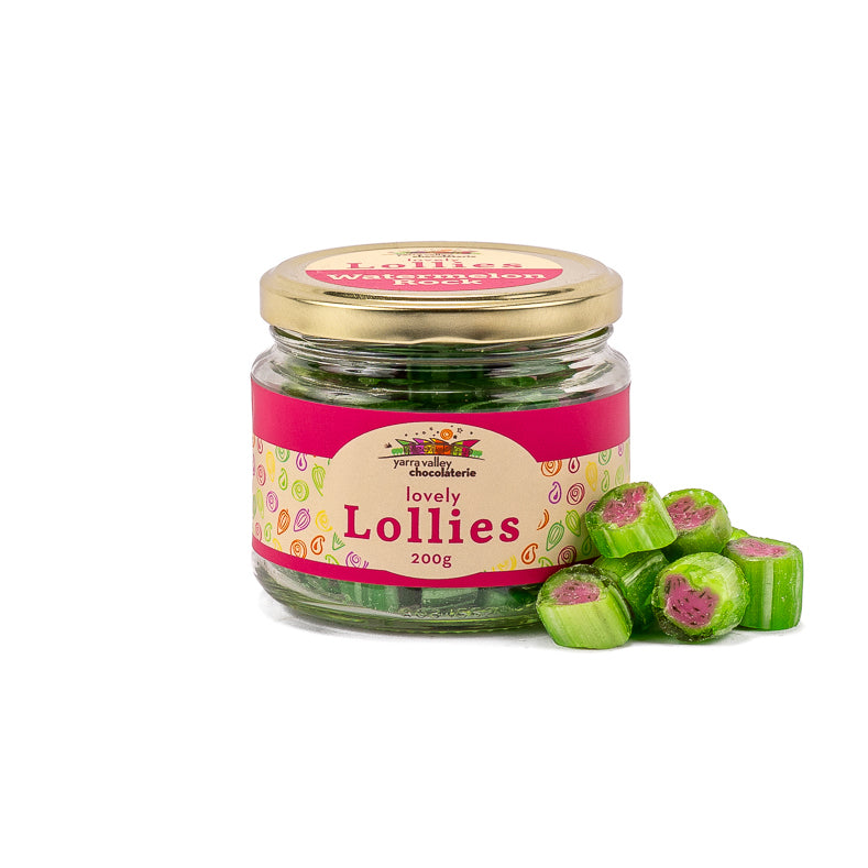 Lovely Lollies Watermelon Rock 200g