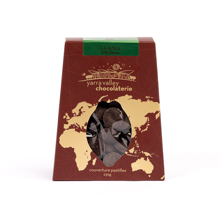 Single Origin Pastilles Ghana 72% 250g