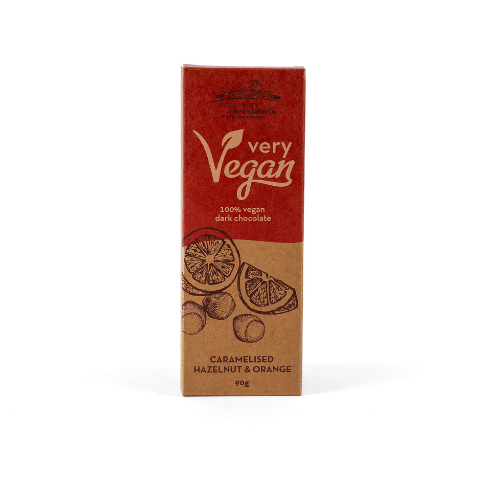 Very Vegan Bar Caramel Hazelnut & Orange 90g