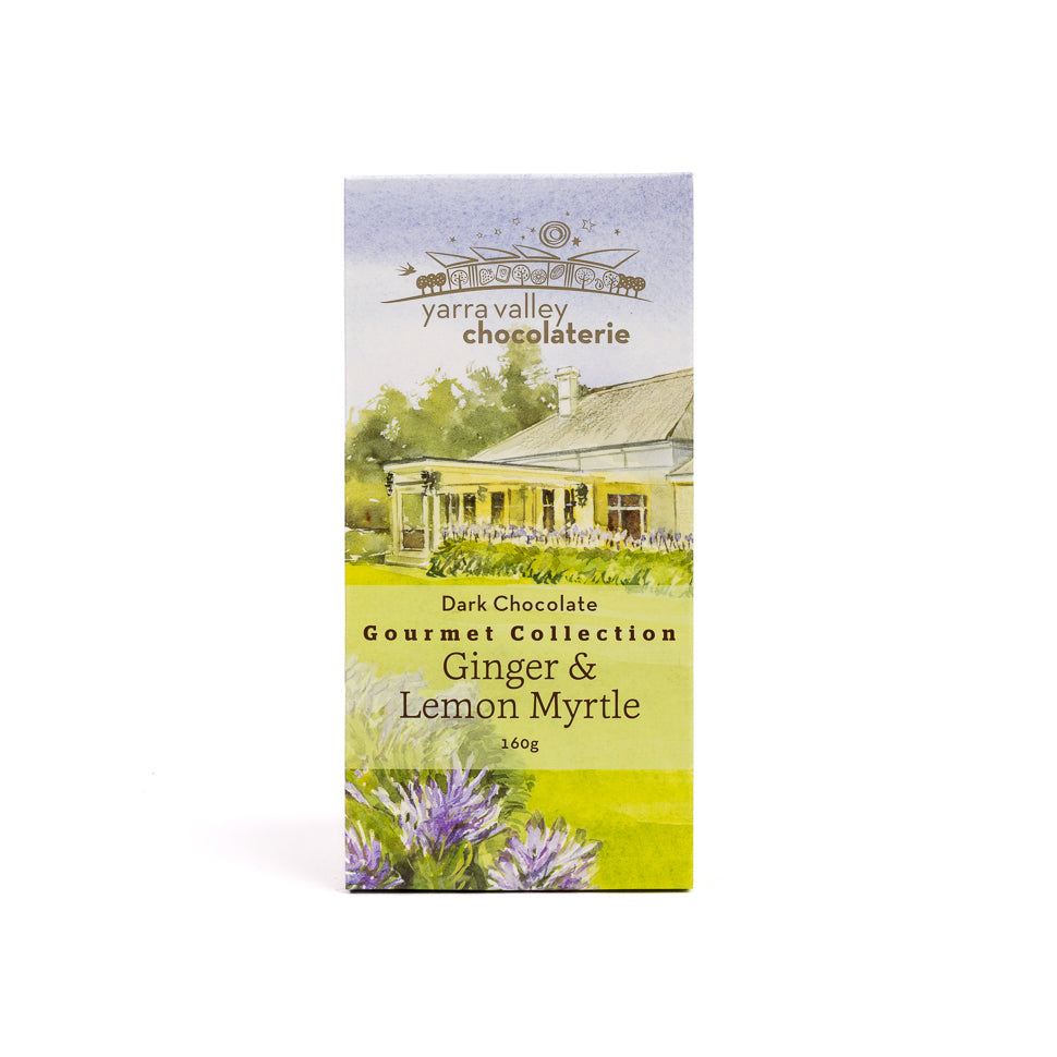 Gourmet Bar Ginger & Lemon Myrtle 160g