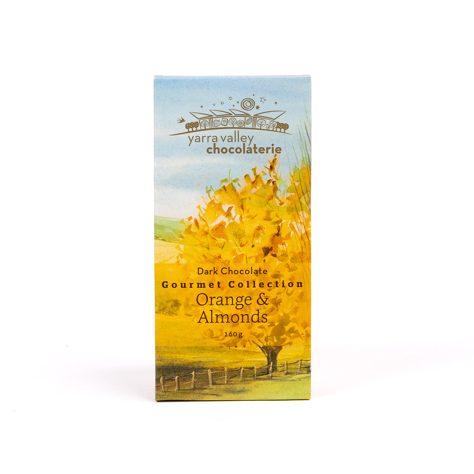 Gourmet Bar Orange & Almonds 160g