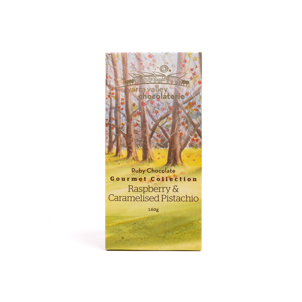 Gourmet Bar Raspberry & Caramelised Pistachio 160g