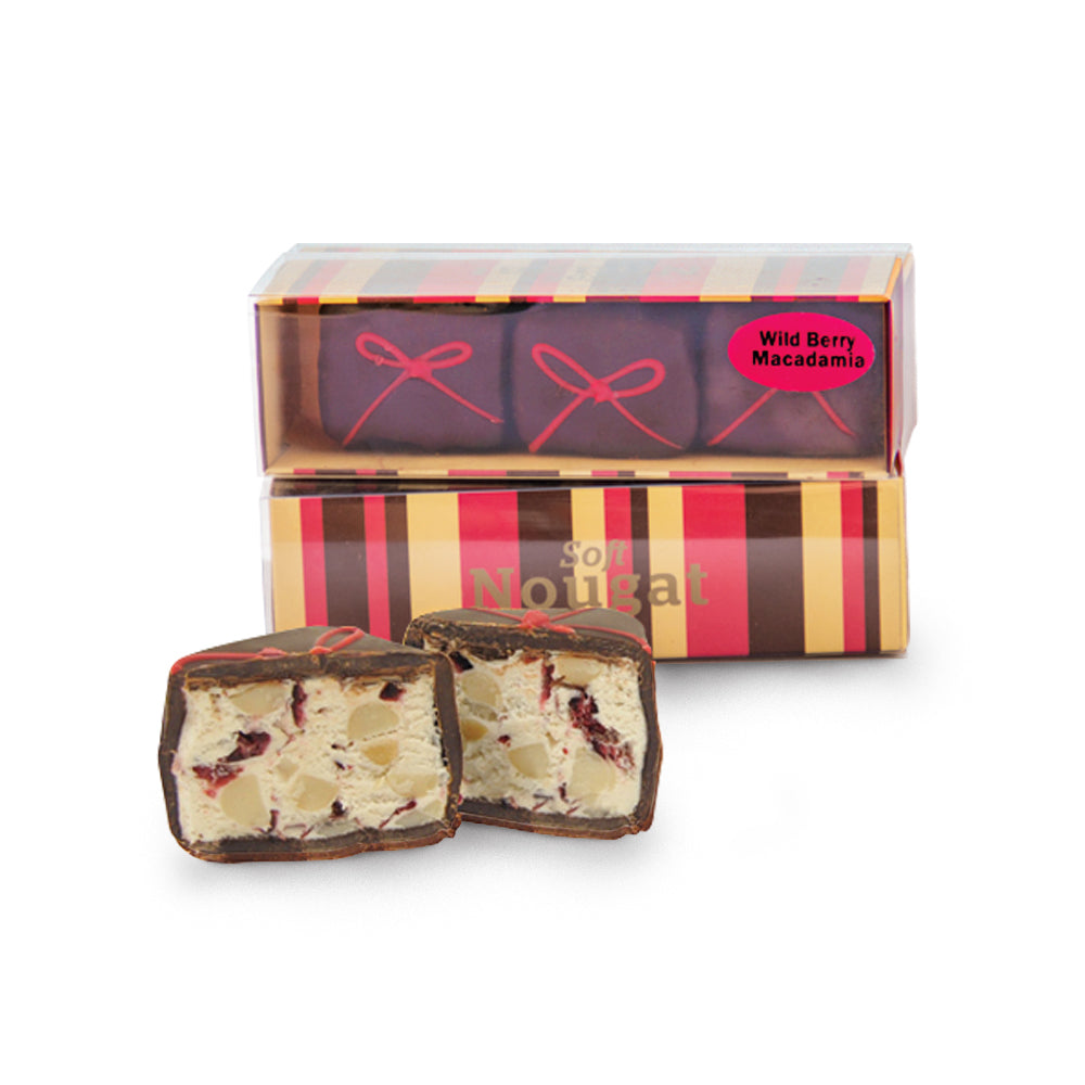 Soft Nougat Wild Berry Macadamia 3 Pack