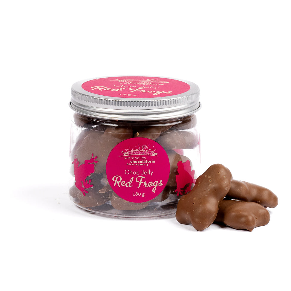 Chocolate Coated Red Frogs 180g