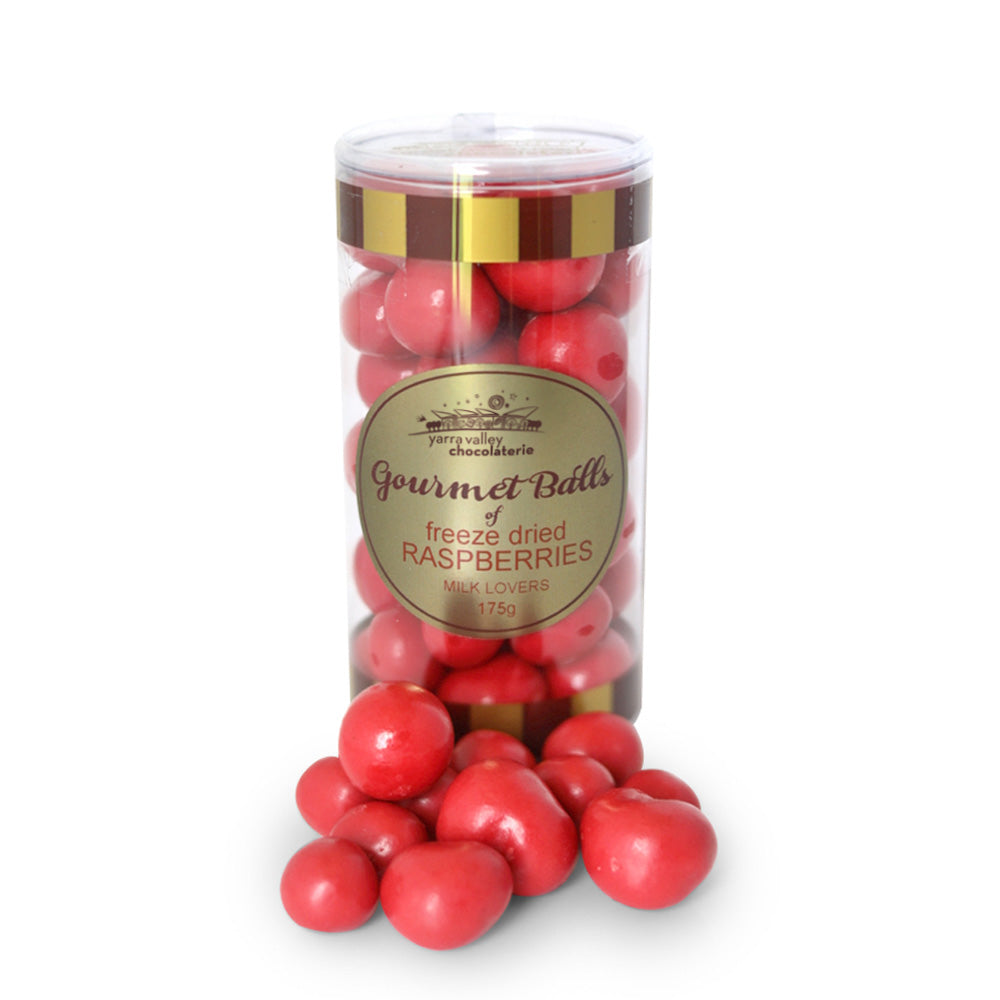 Gourmet Balls Freeze Dried Raspberries 150g