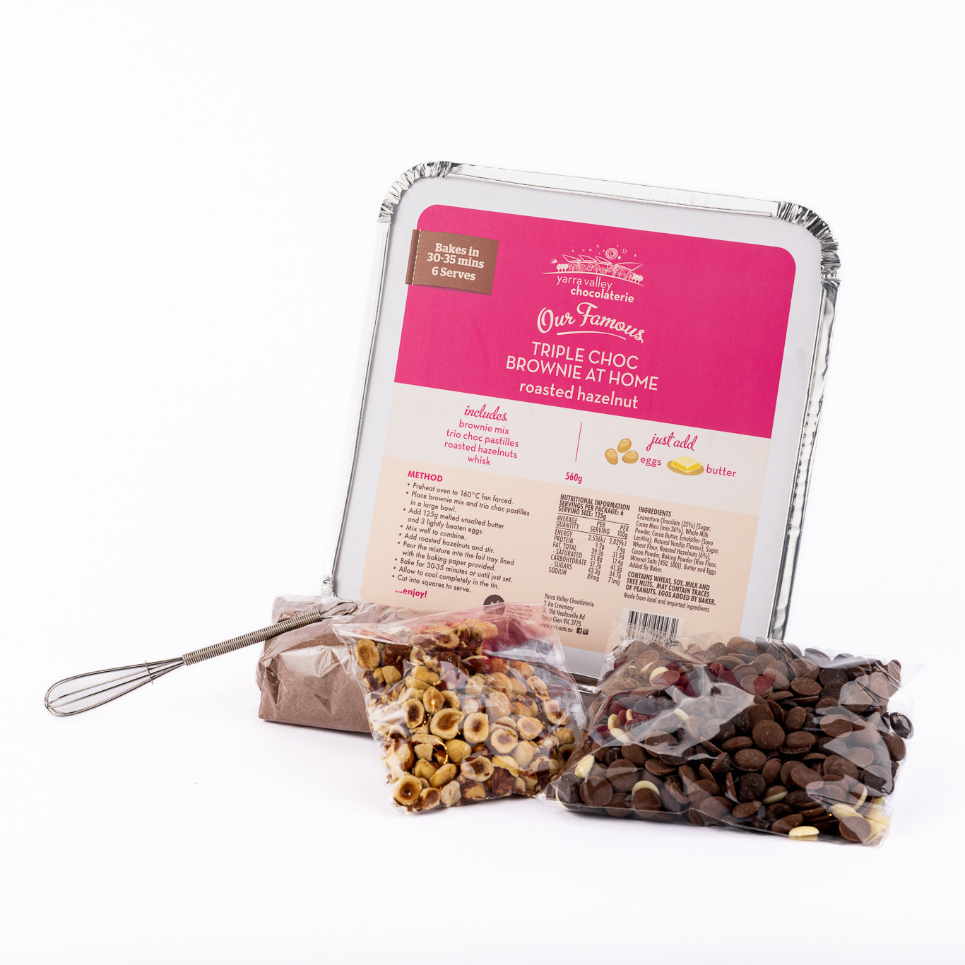 Brownie Bake at Home Kit Roasted Hazelnut