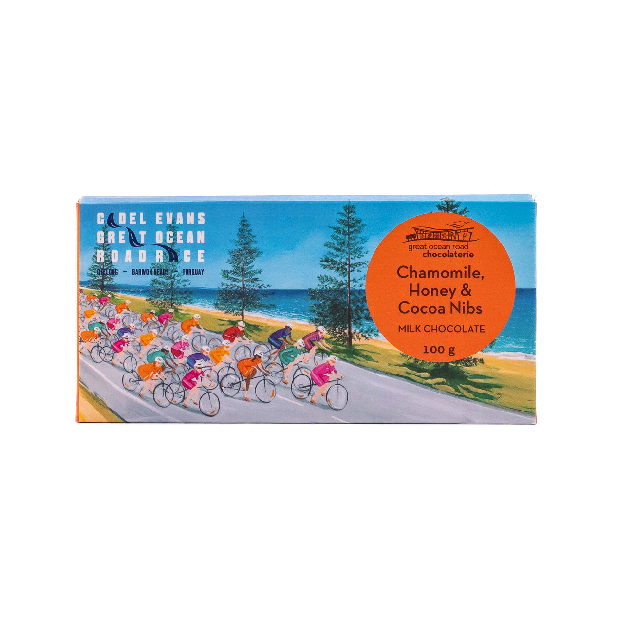 Cadel Evans Bar Chamomile, Honey & Cocoa Nibs 100g