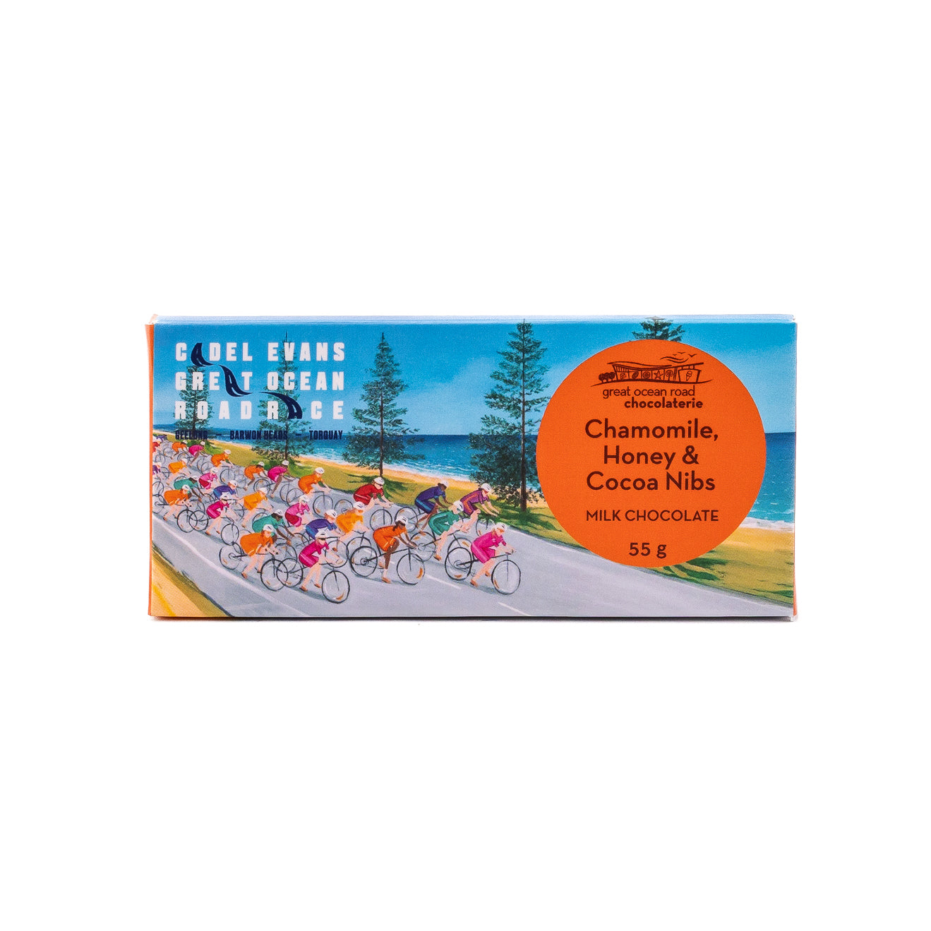 Cadel Evans Bar Chamomile, Honey & Cocoa Nibs 55g