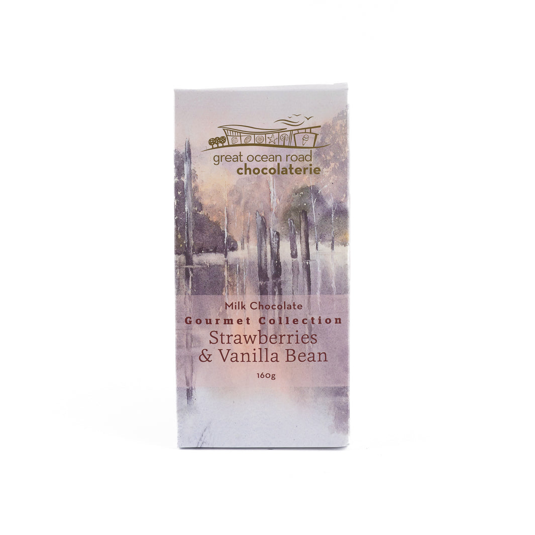 Gourmet Bar Strawberries & Vanilla Bean 160g