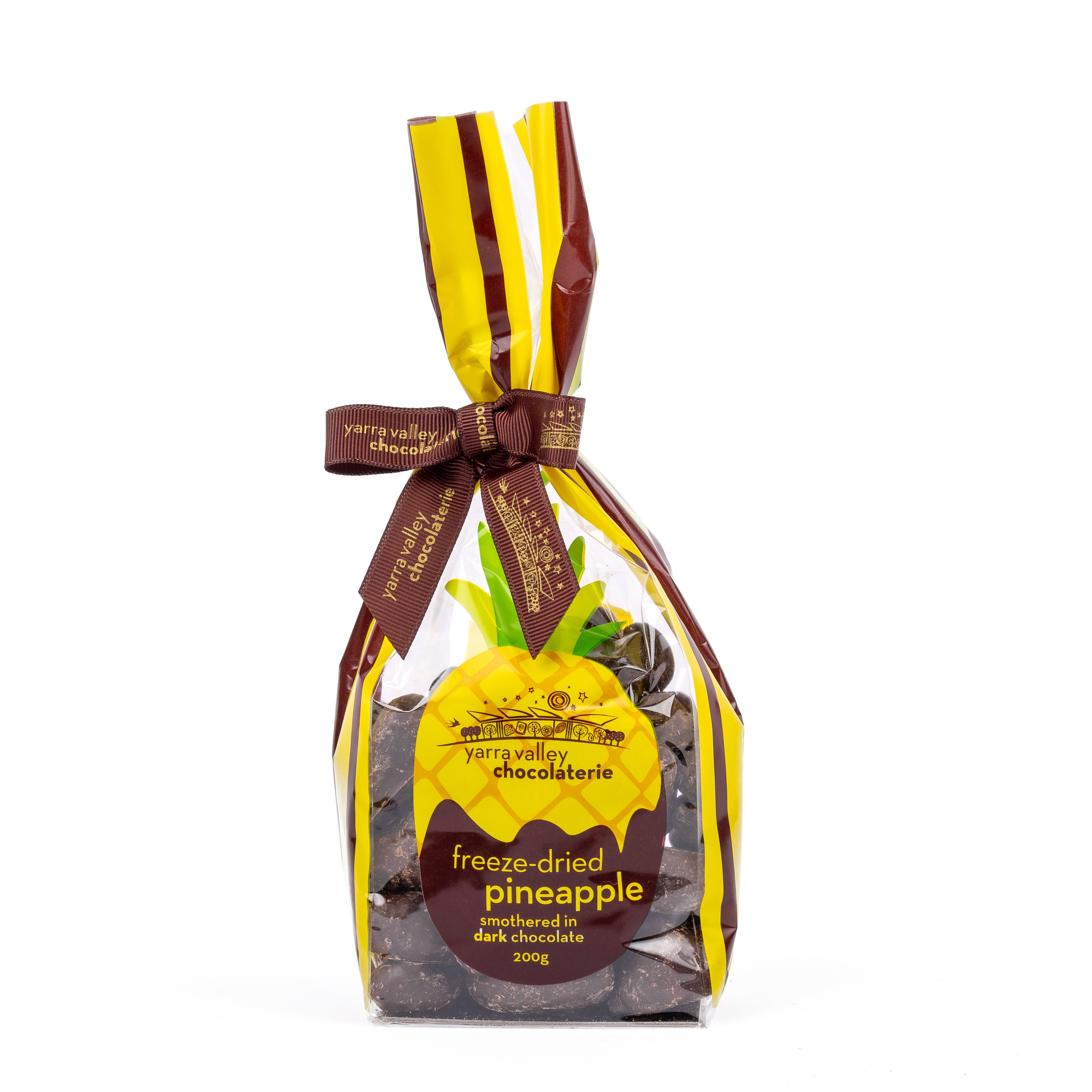 Chocolate Coated Freeze Dried Pineapple 200g