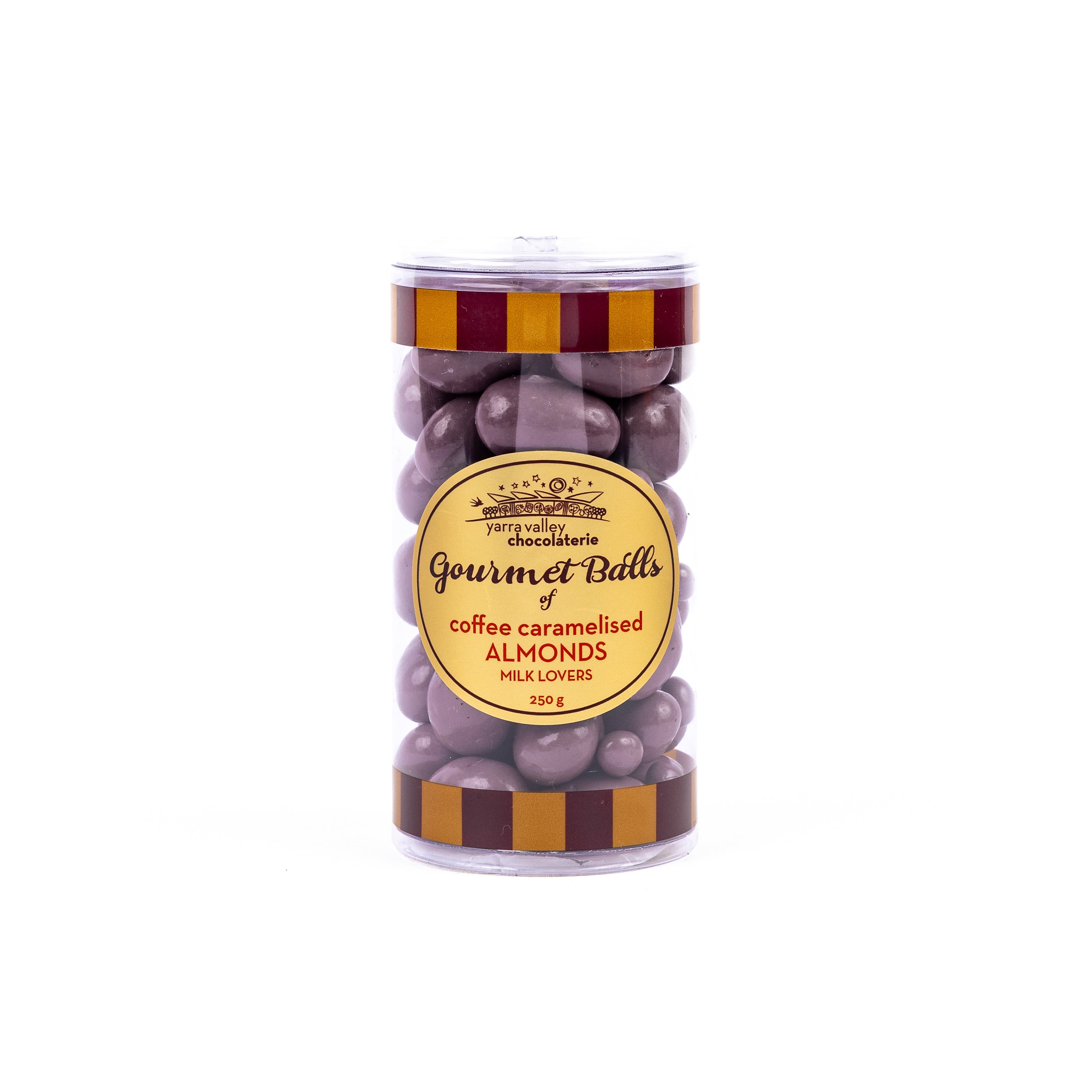 Gourmet Balls Coffee Coated Caramel Almond 250g