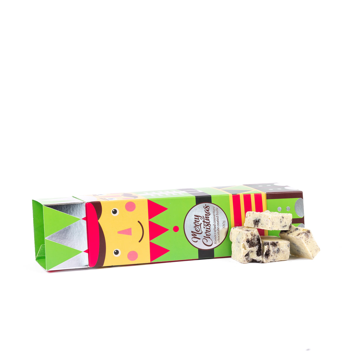 Christmas Bon Bon Nutcracker Cookies & Cream Slice 250g