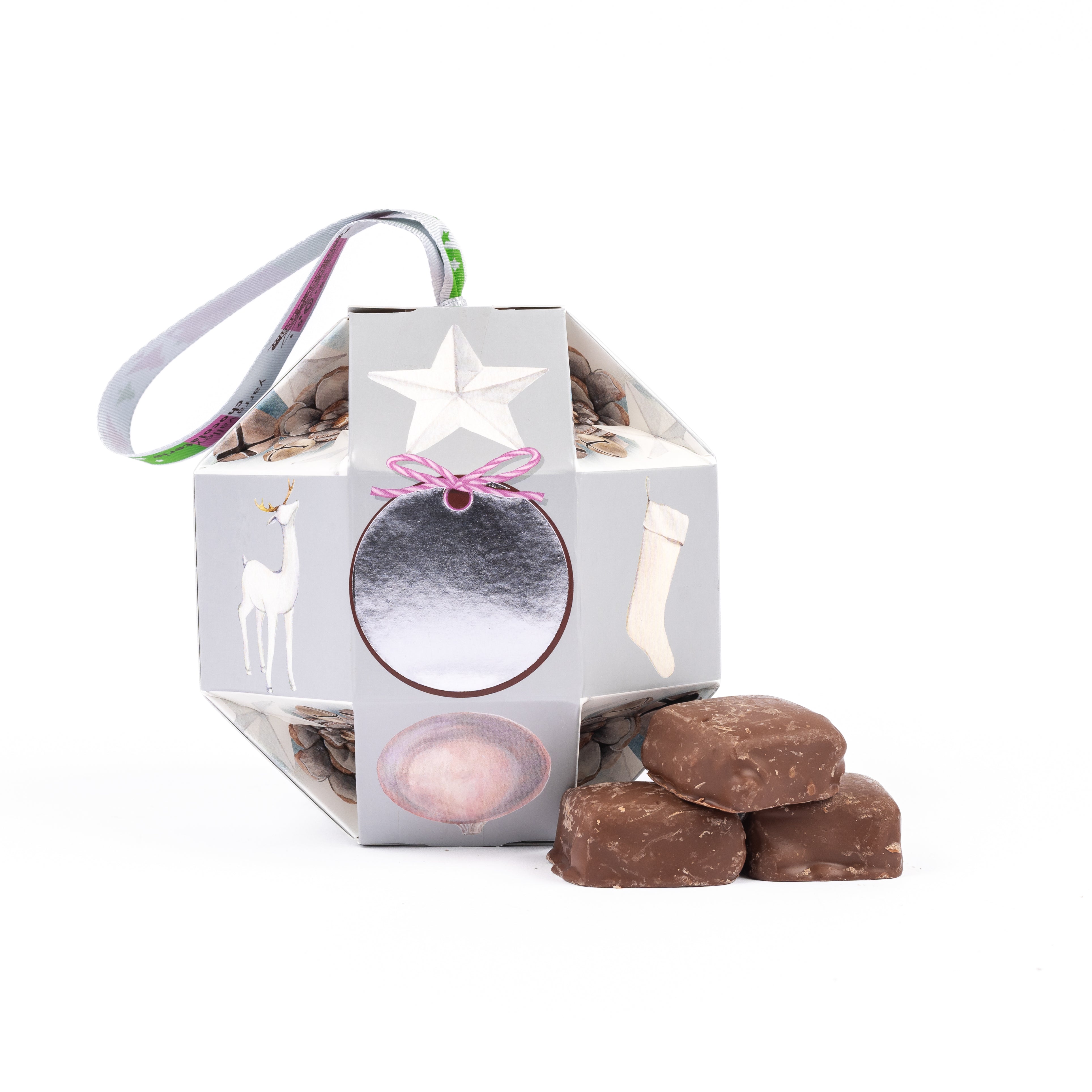 Christmas Bauble Shine Bright Fudgy Caramel 225g