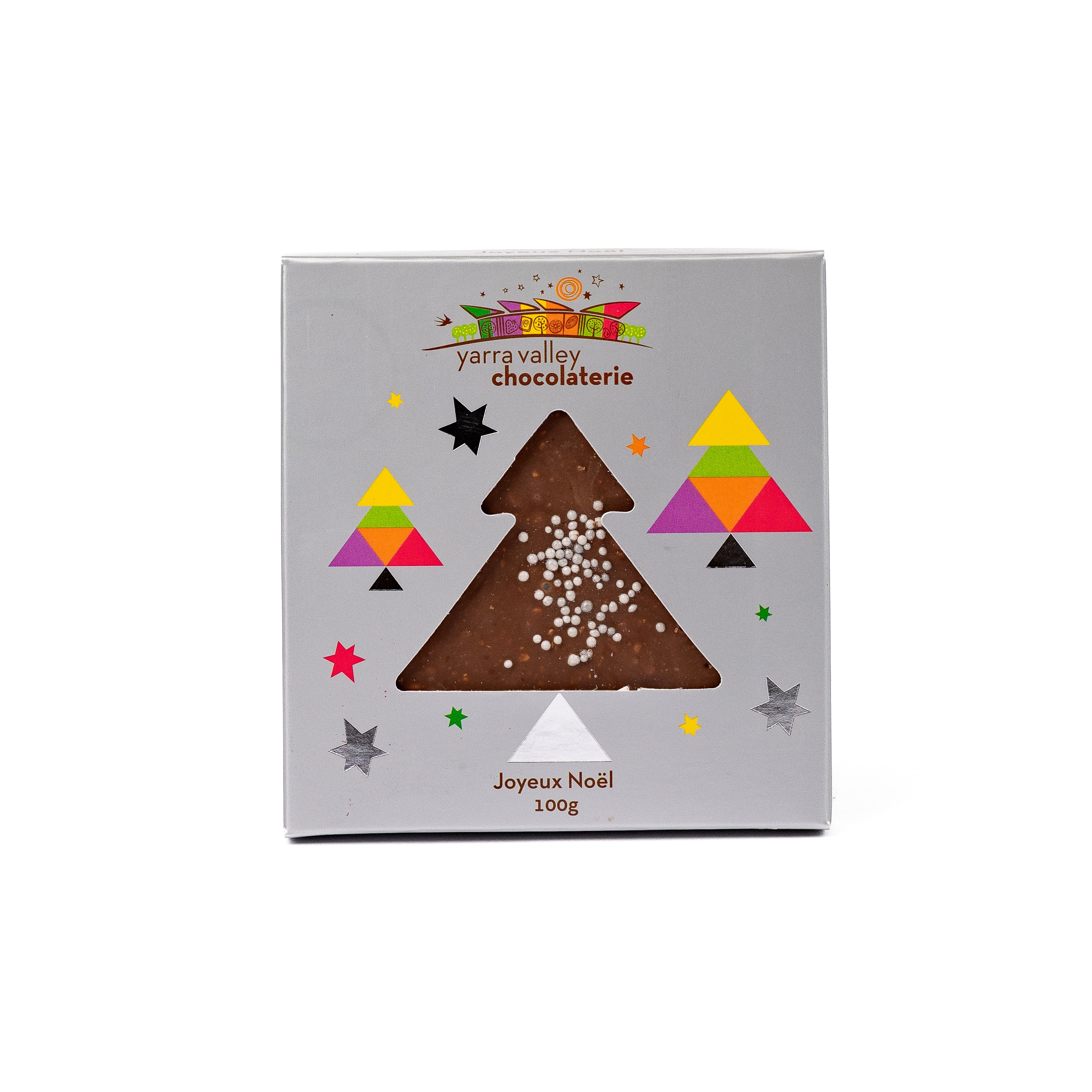 Christmas Starry Bar Salted Caramel & Macadamia 100g