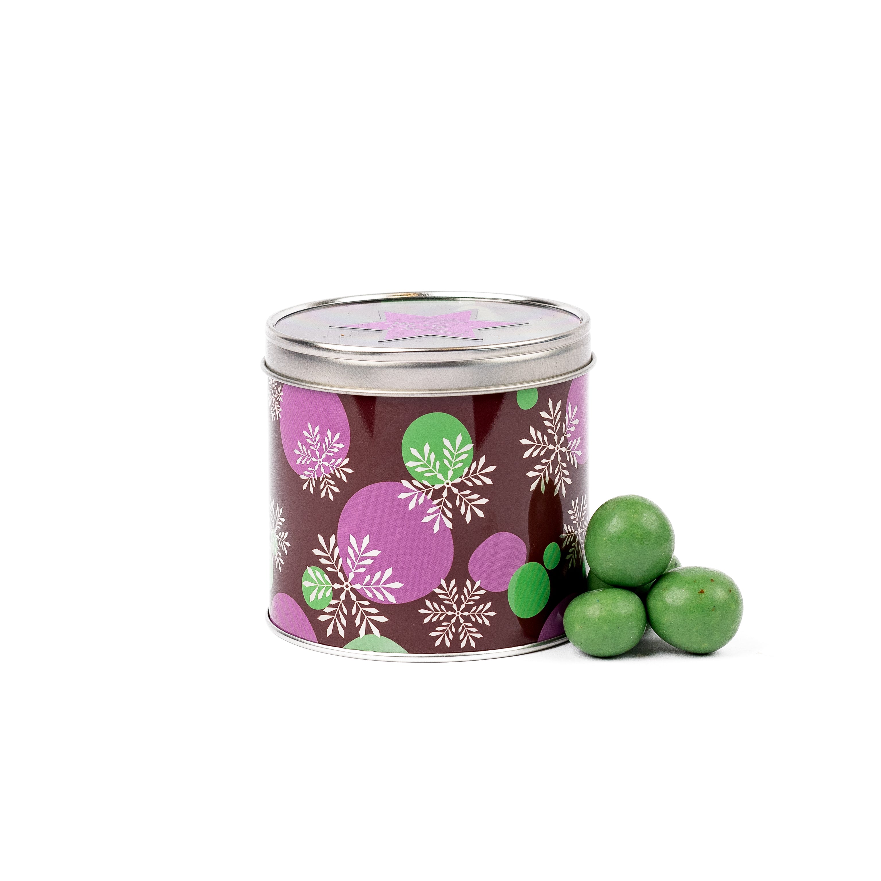 Christmas Snowflake Tin Salted Caramel Macadamia 250g
