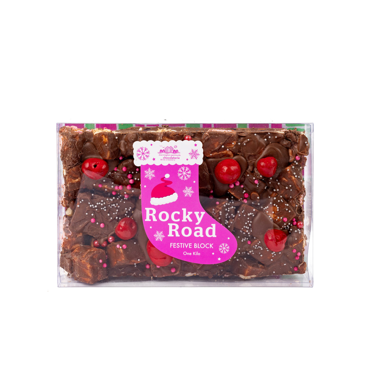 Christmas Rocky Road Freeze Dried Rasperry 1kg