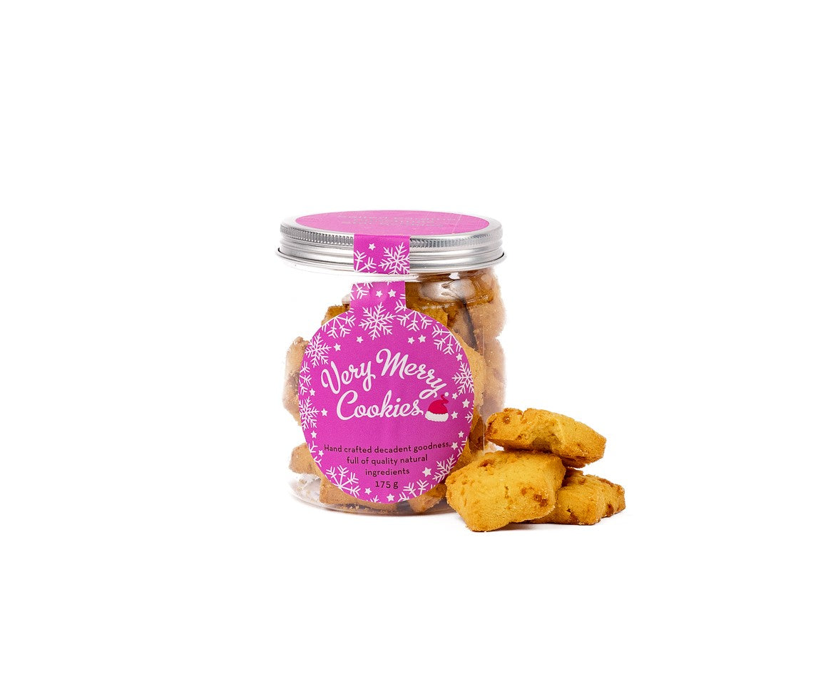 Christmas Shortbread Star Biscuits Salted Caramel 150g