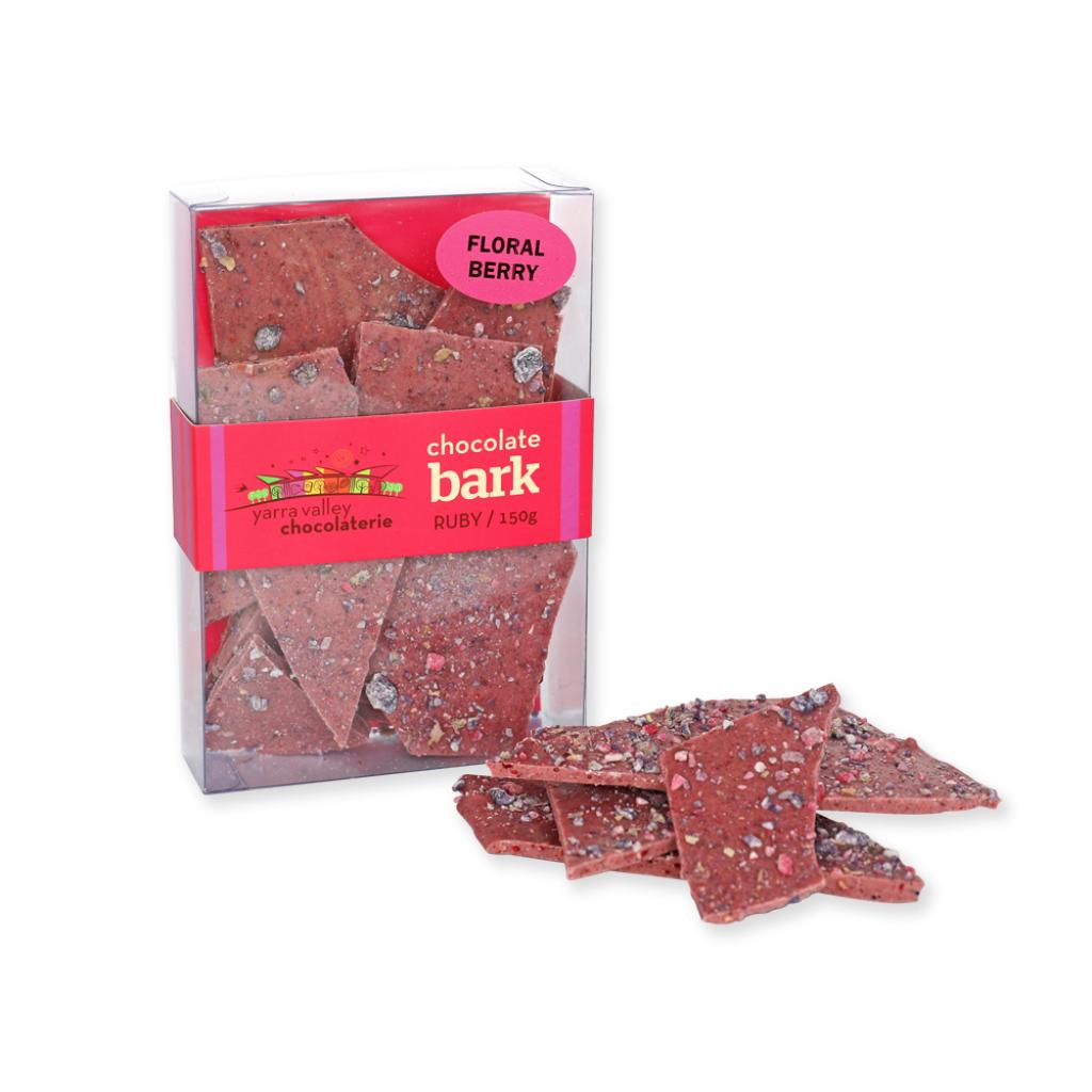 Chocolate Bark Floral Berry 150g