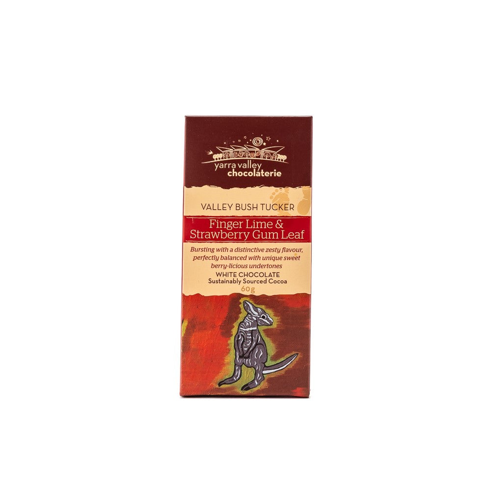 Bush Tucker Bar Finger Lime & Strawberry 60g