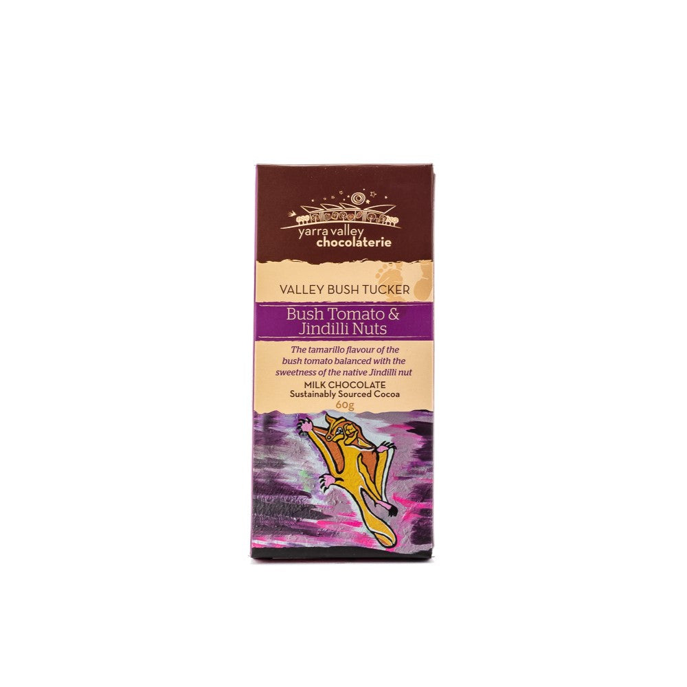Bush Tucker Bar Tomato & Jindilli Nuts 60g