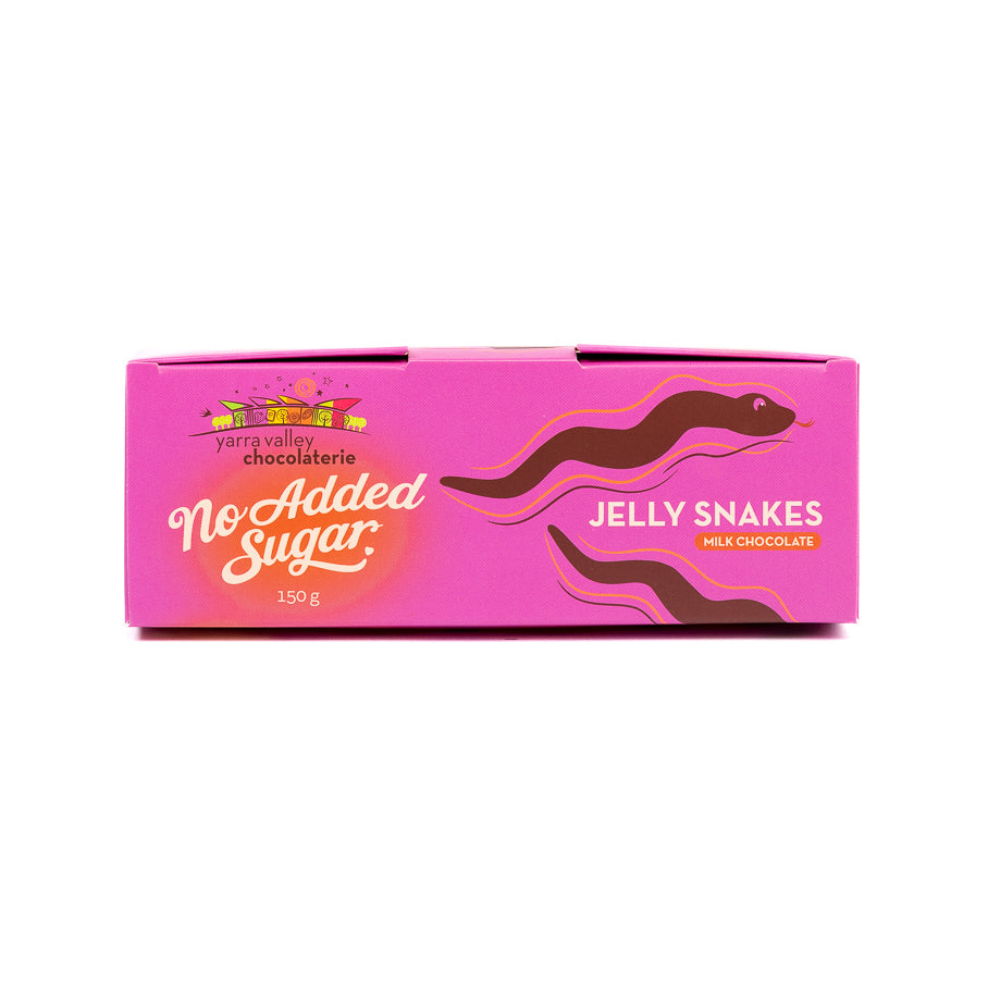 No Added Sugar Chocolate Jelly Snakes 150g