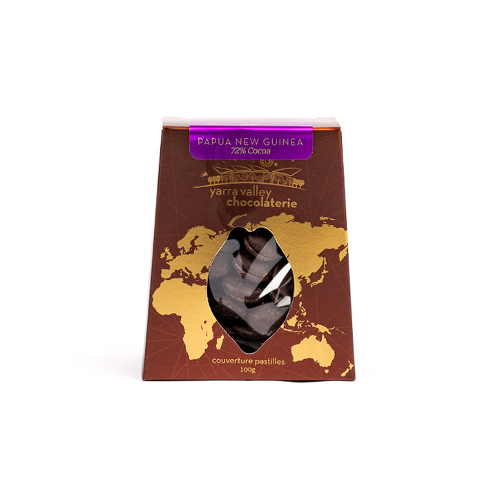 Single Origin Pastilles Papua New Guinea 72%  100g