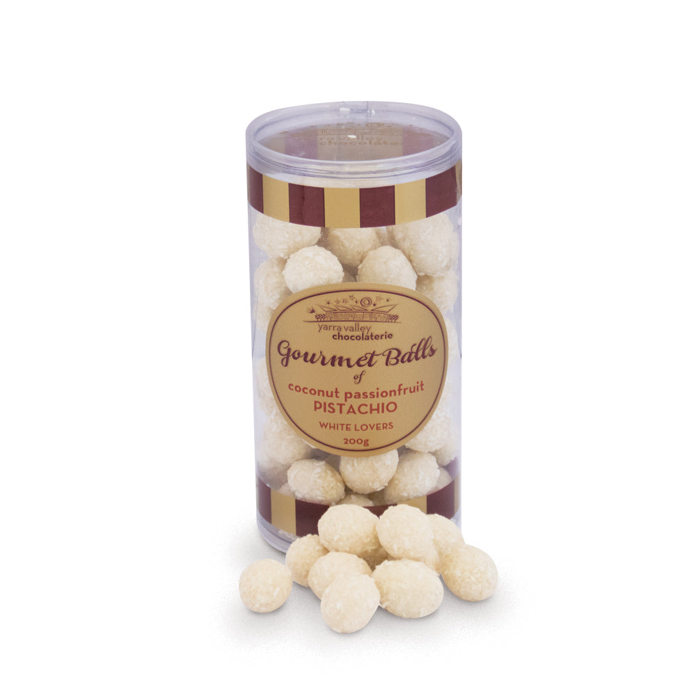 Gourmet Balls Coconut Passionfruit Pistachio 200g