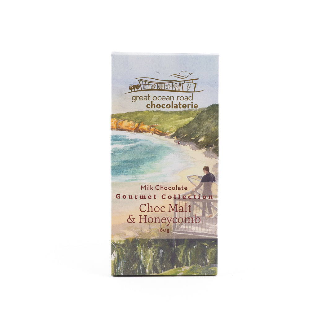 Gourmet Bar Choc Malt & Honeycomb 160g