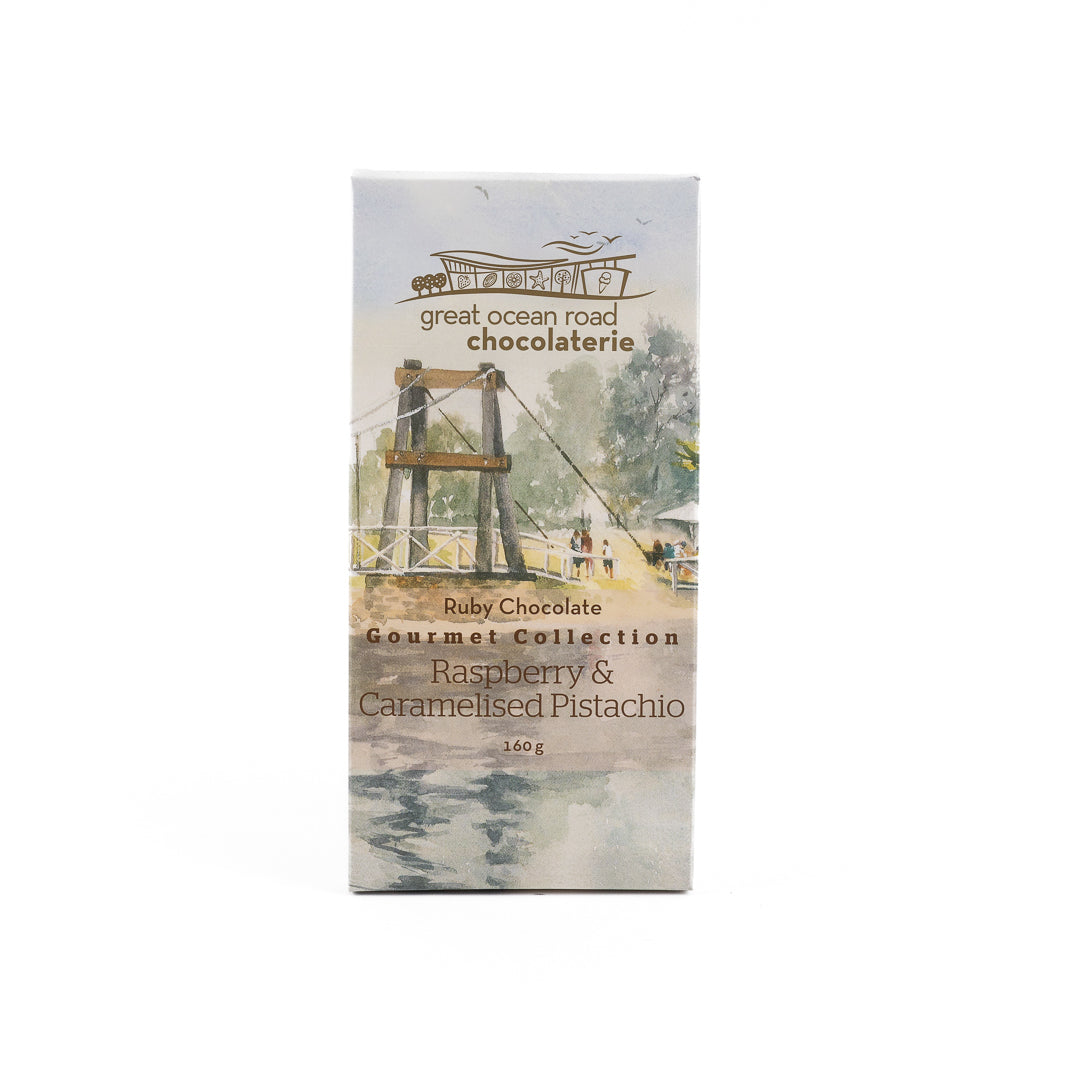 Gourmet Bar Raspberry & Caramelised Pistachio 160g
