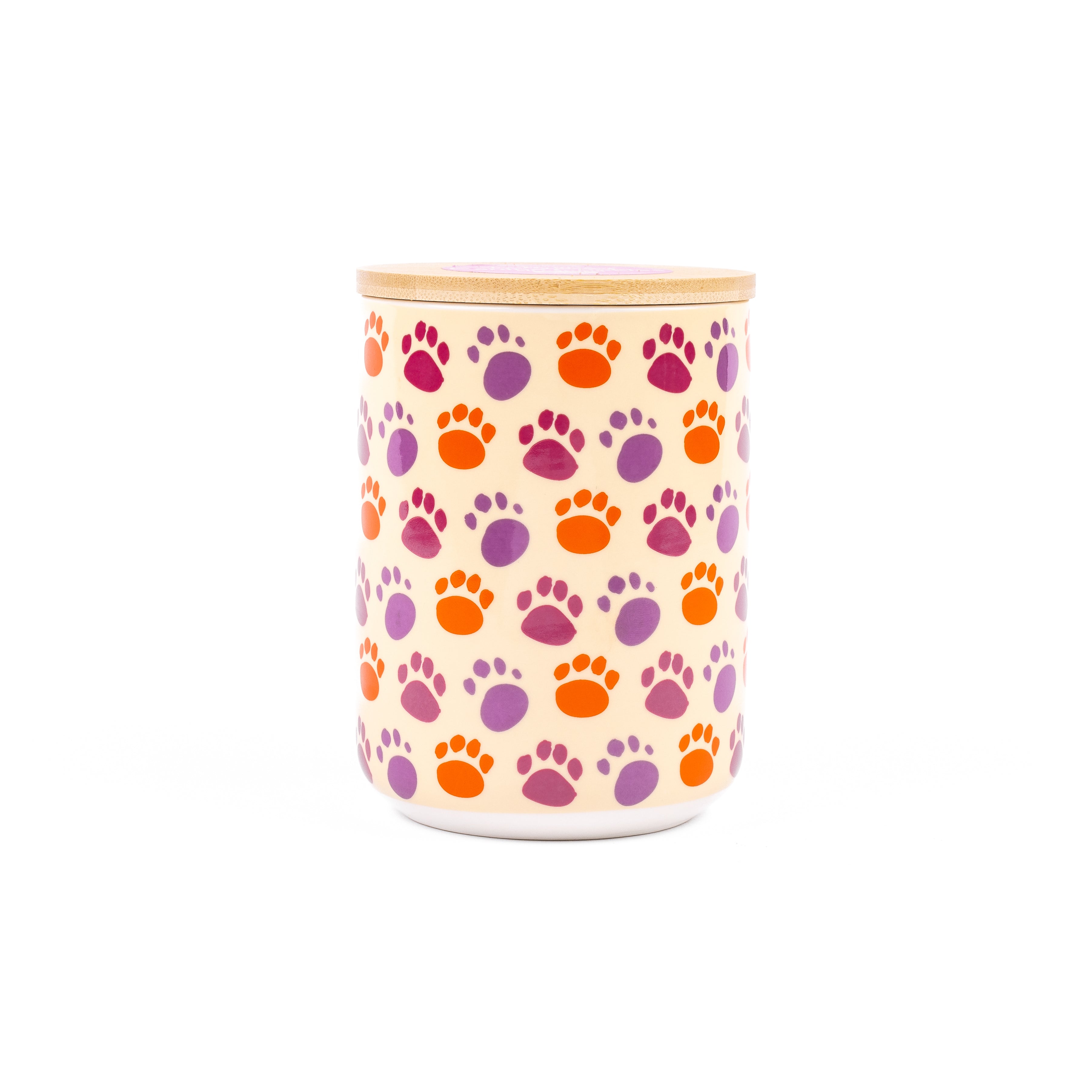 Doggy Biscuits in Ceramic Jar Dog Paws