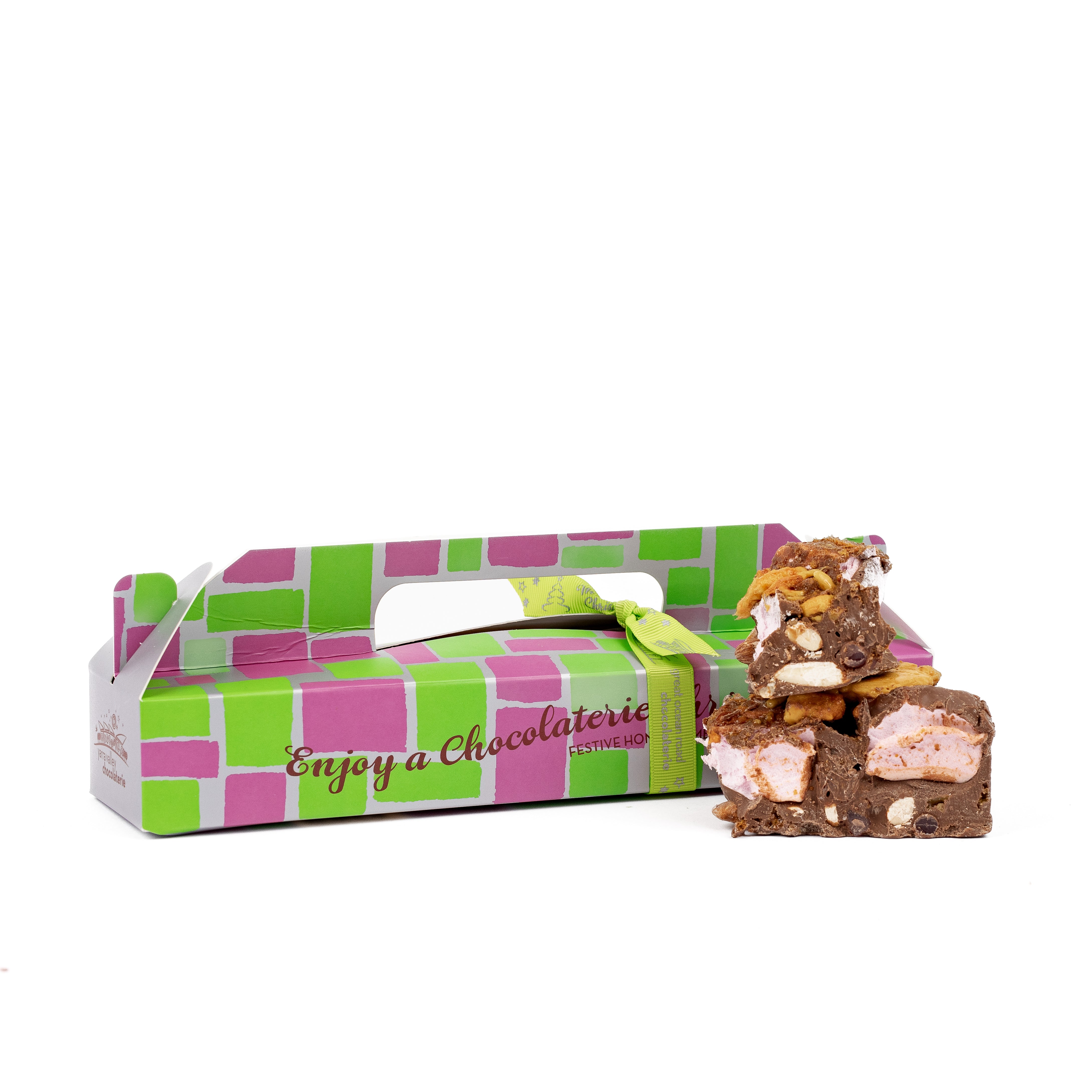 Christmas Rocky Road Log Honeycomb 350g