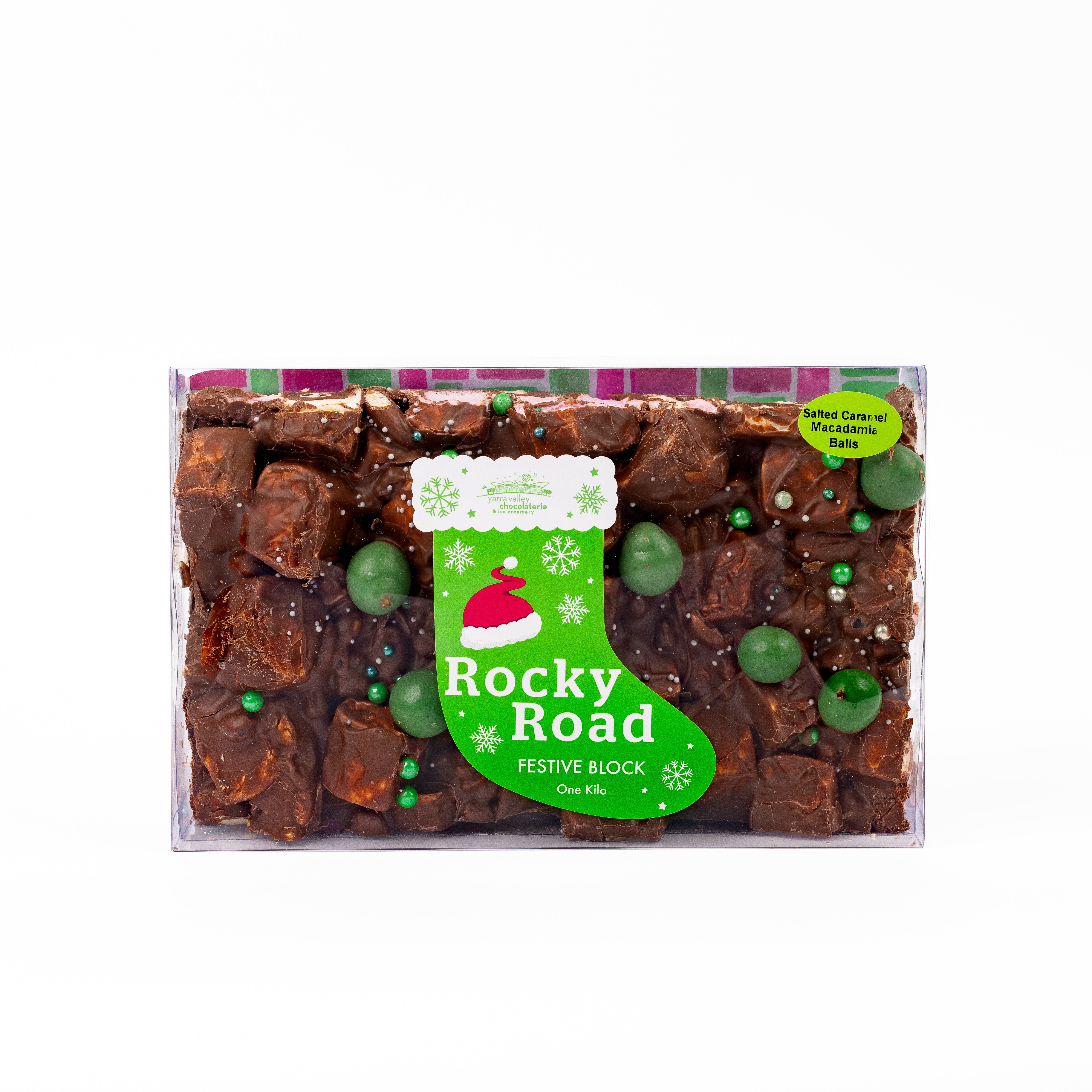 Christmas Rocky Road Salted Caramel Macadamia 1kg