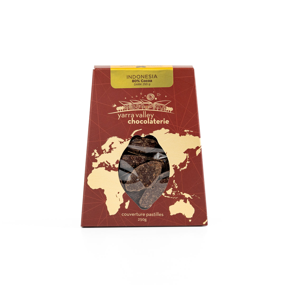 Single Origin Pastilles Indonesia 80% 250g
