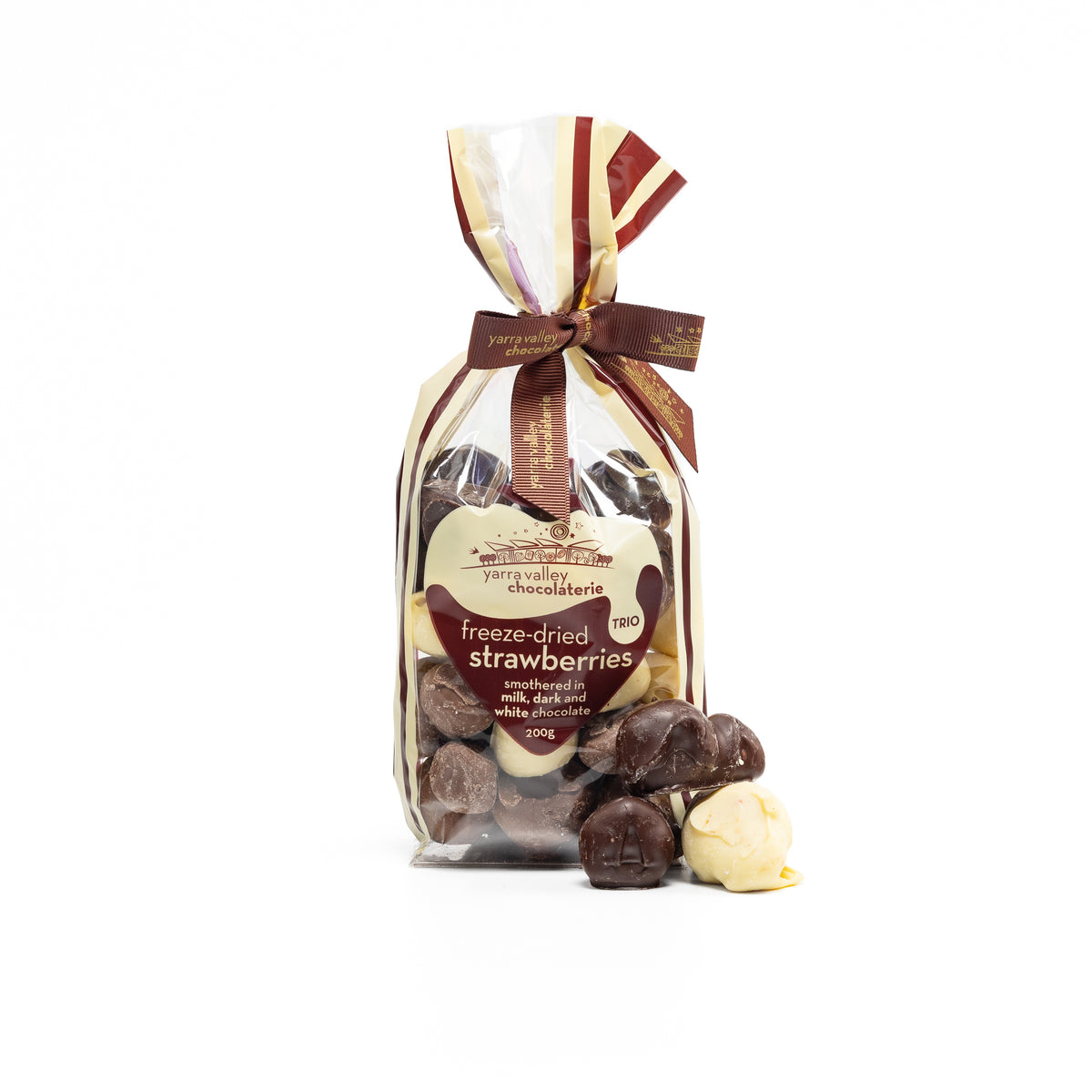 Chocolate Coated Freeze Dried Strawberries 200g