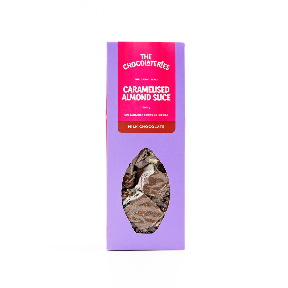 Great Wall Caramelised Almond Slice 300g