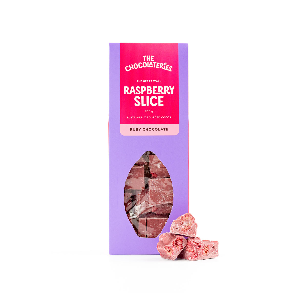 Great Wall Raspberry Slice 300g