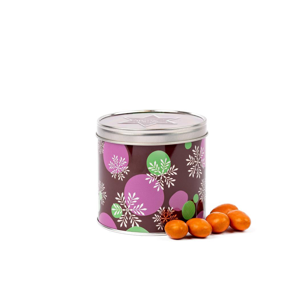 Christmas Snowflake Tin Zesty Orange & Almond 250g