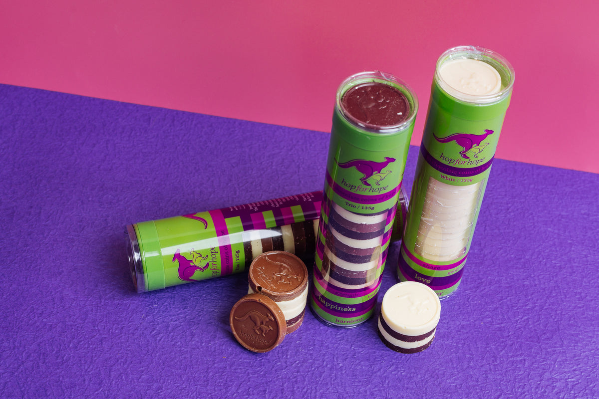 Hope Coin Hop for Hope Chocolate Coins | The Chocolateries